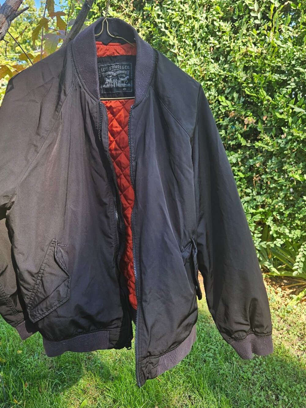 Levi's Mens small Bomber Jacket black